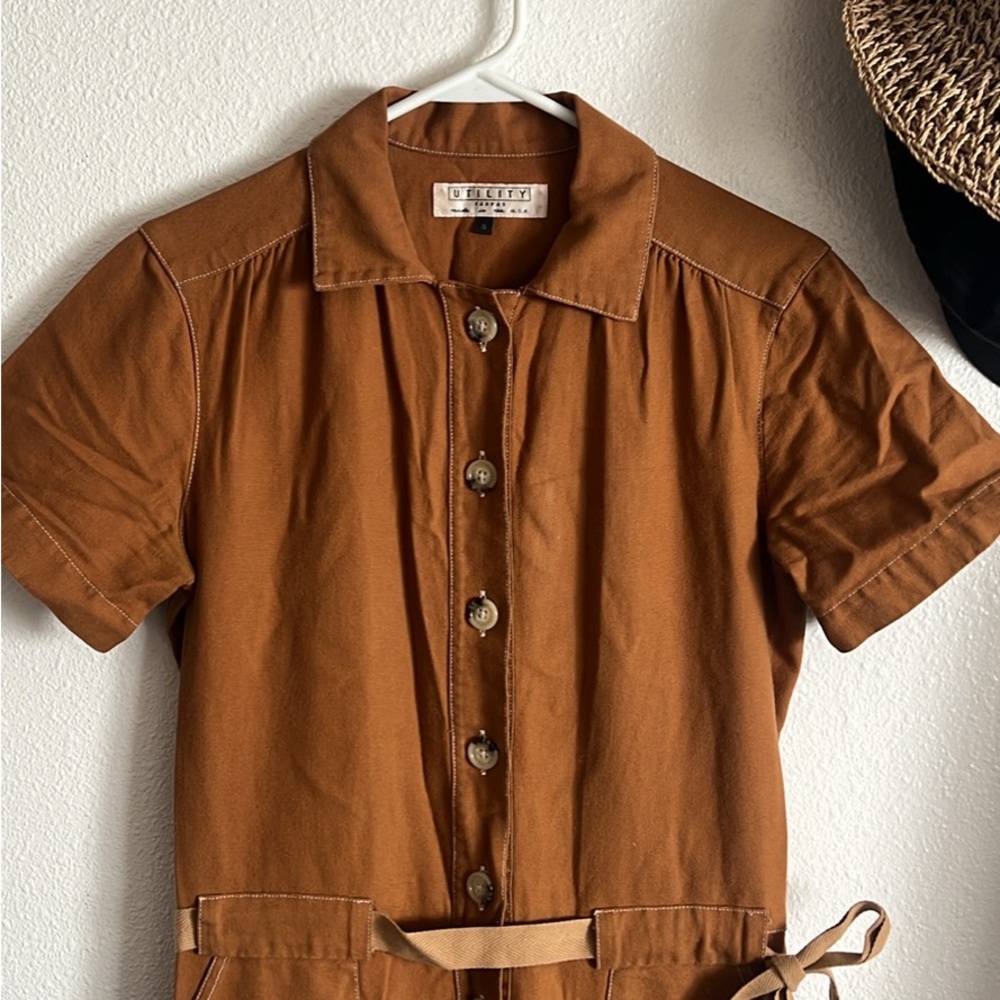 Adorable Utility Canvas Jumpsuit